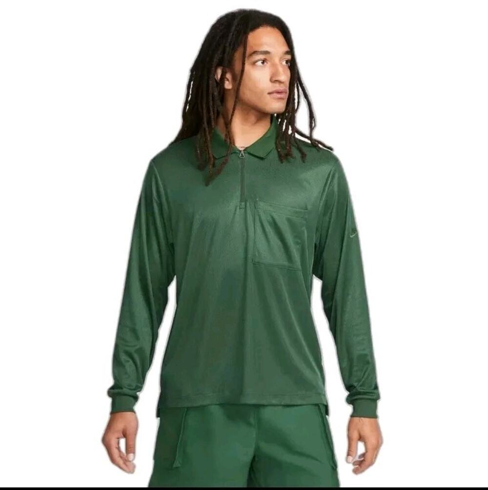 Nike Size XXL Sportswear Tech Pack Men’s Dri-FIT 1/2-Zip Long-Sleeve Top Ca7